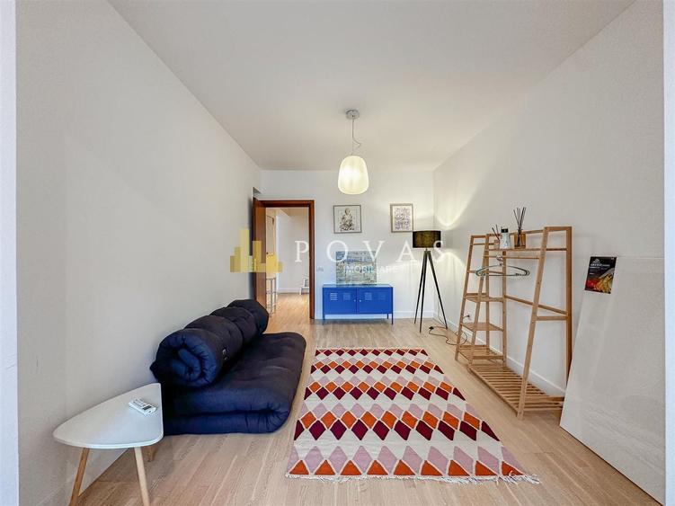 Apartament cu 3 camere semidecomandat, mobilat în Herăstrău
