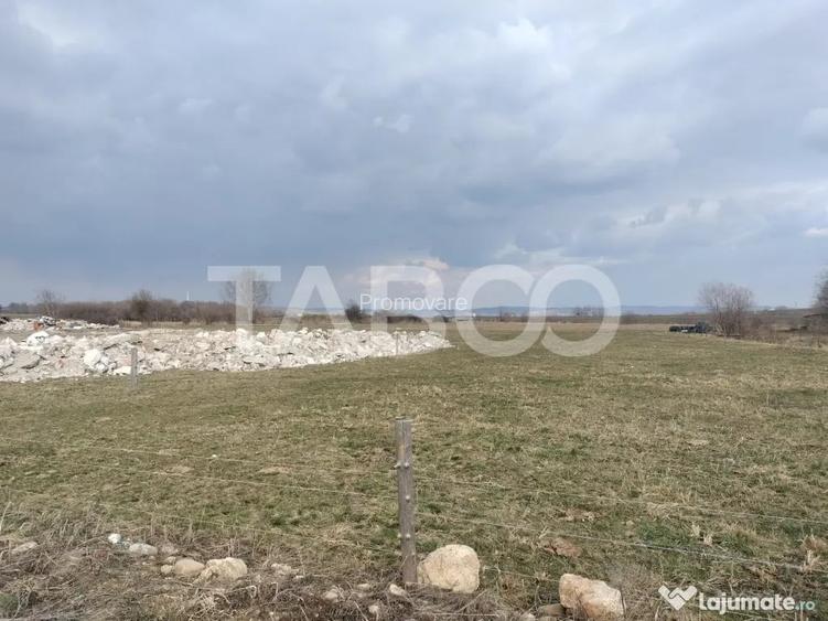 Teren de vanzare 16310 mp cu front stradal de 157 m in Sibiu - Sibiu (Sibiu)