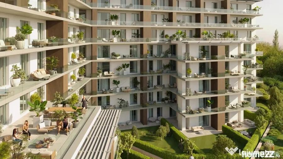 Apartament cu 3 camere semidecomandat în Nord