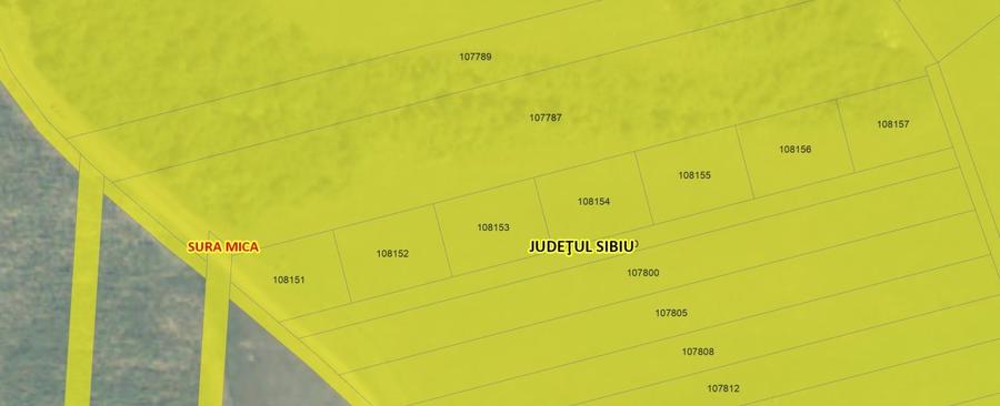 Teren Construcții extravilan de 651 mp, în Rusciori