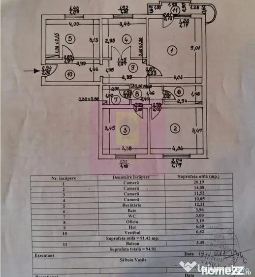 Apartament cu 4 camere decomandat în Vitan