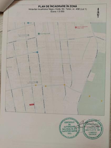 Teren de 334 mp, în Central