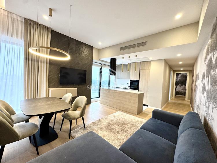 Apartament cu 3 camere, mobilat în Barbu Văcărescu
