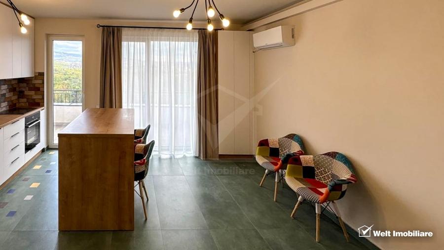 Apartament cu 3 camere semidecomandat, mobilat în Între Lacuri