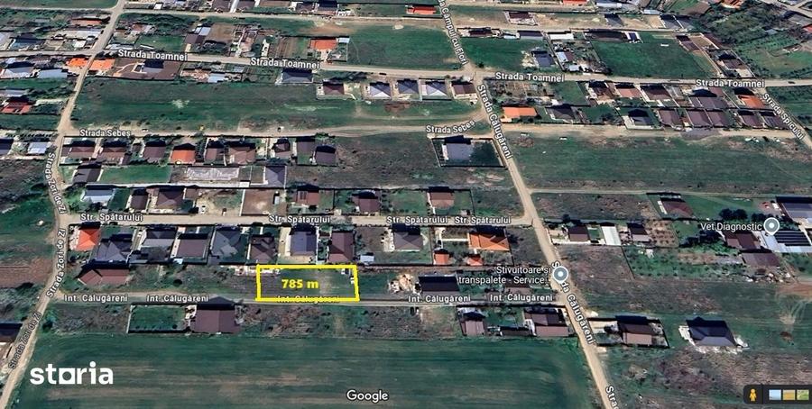 Teren de 785 mp, în Domnești