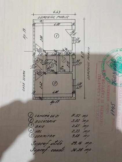 Apartament cu 2 camere semidecomandat în Central