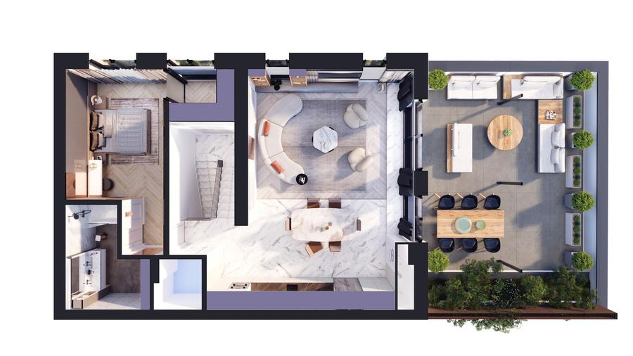 Apartament cu 4 camere decomandat în Theodor Pallady