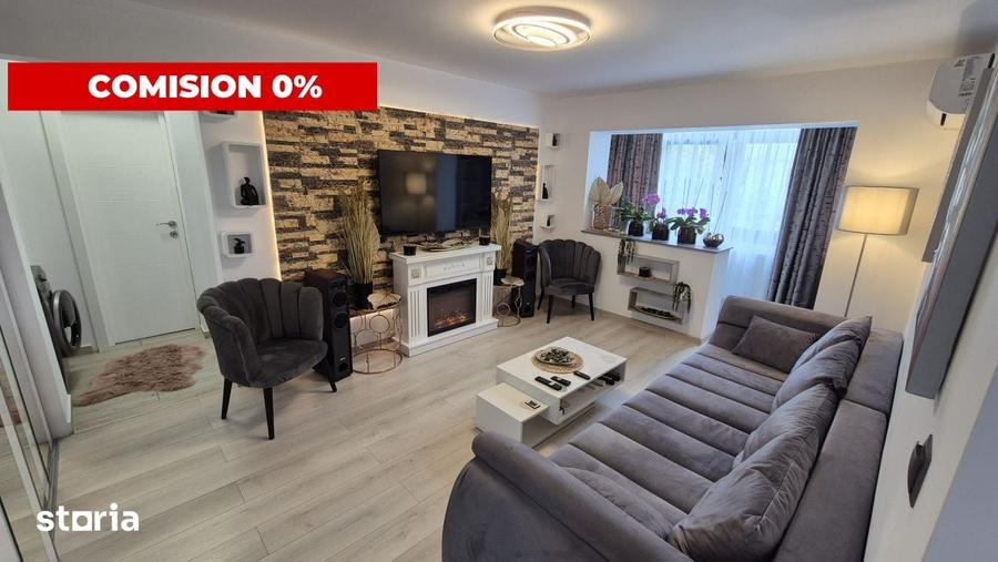 Apartament cu 3 camere semidecomandat în Central