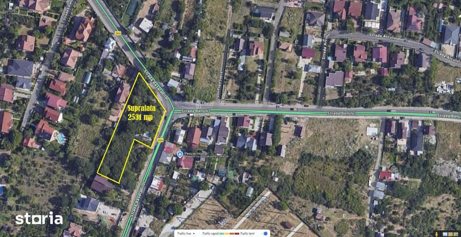Teren de 2531 mp, în Central