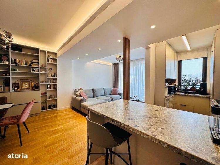 Apartament cu 3 camere semidecomandat, mobilat în Străulești