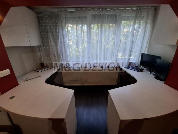 Apartament cu 3 camere decomandat, mobilat în Lunei