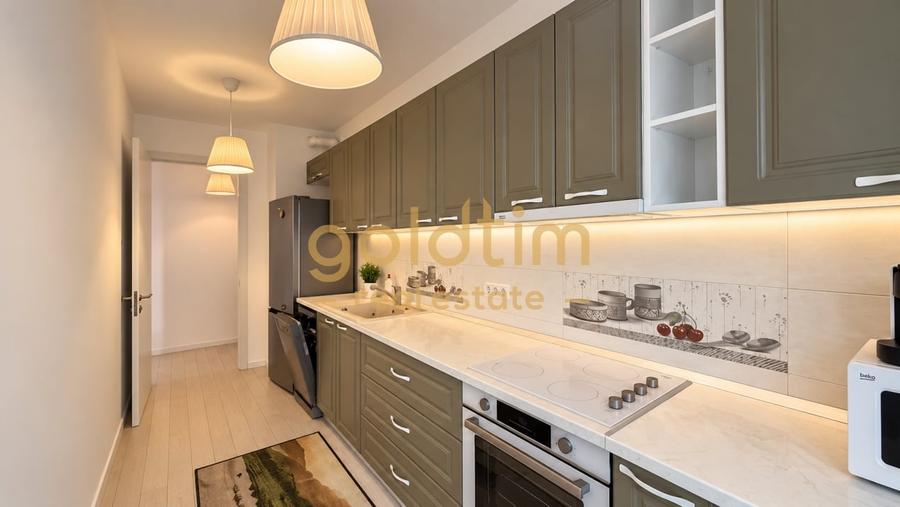 Apartament cu 2 camere decomandat, mobilat în Herăstrău