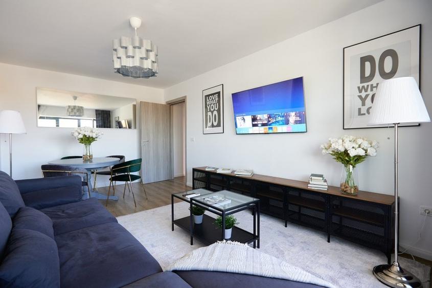 Apartament cu 3 camere decomandat, mobilat în Străulești