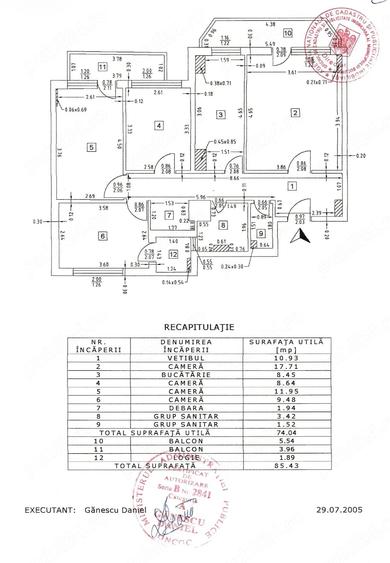 Apartament cu 4 camere decomandat în Pantelimon