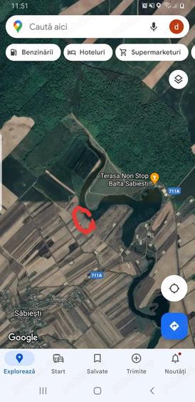 Teren de 4200 mp, în Ghimpați