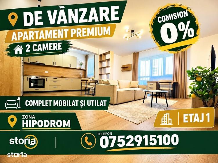 Apartament cu 2 camere în Sub Arini
