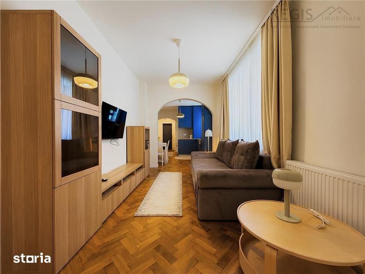 Apartament cu 2 camere, mobilat în Centrul Istoric