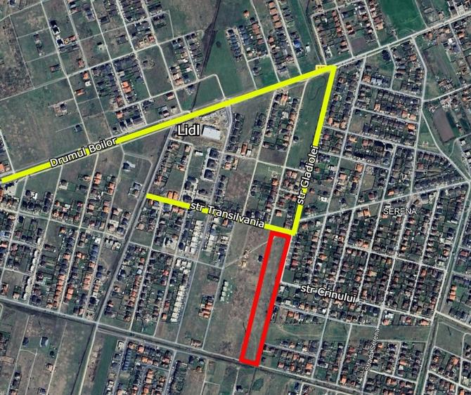Teren Construcții intravilan de 644 mp, în Moșnița Nouă