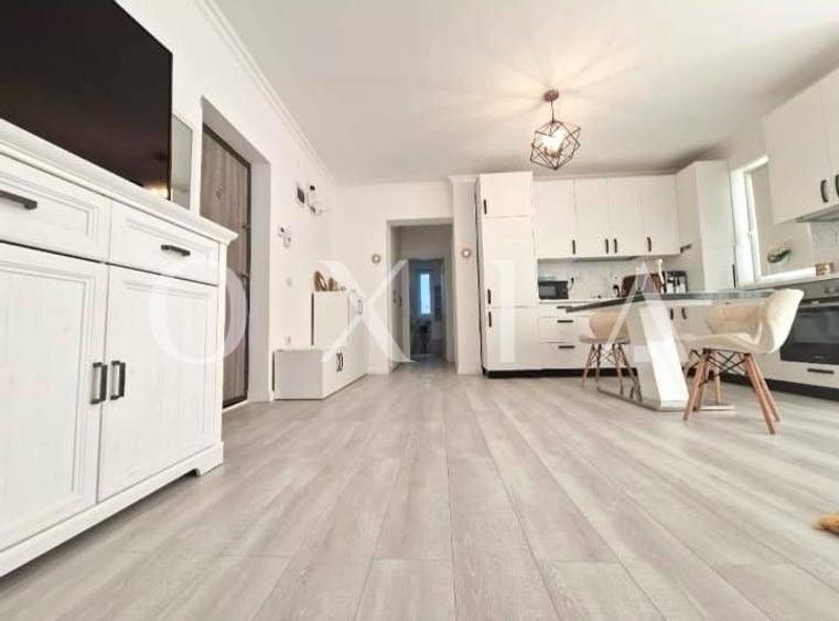 Apartament cu 2 camere semidecomandat, mobilat în Giroc