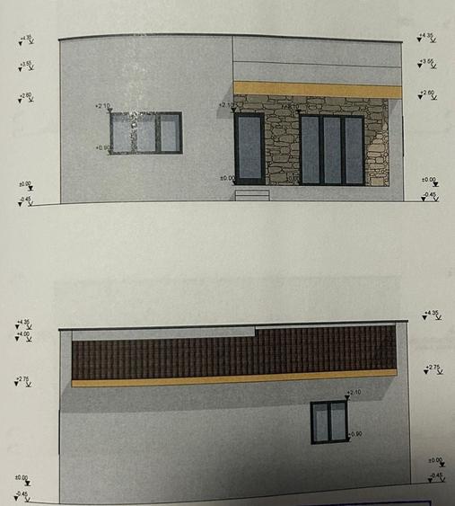 Casă cu 3 camere în Cârcea