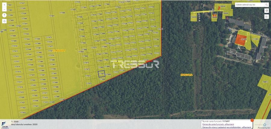 Teren Construcții extravilan de 532 mp, în Sud