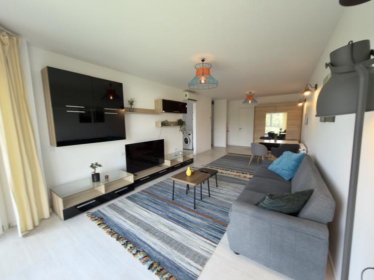 Apartament cu 2 camere semidecomandat, mobilat în Floreasca