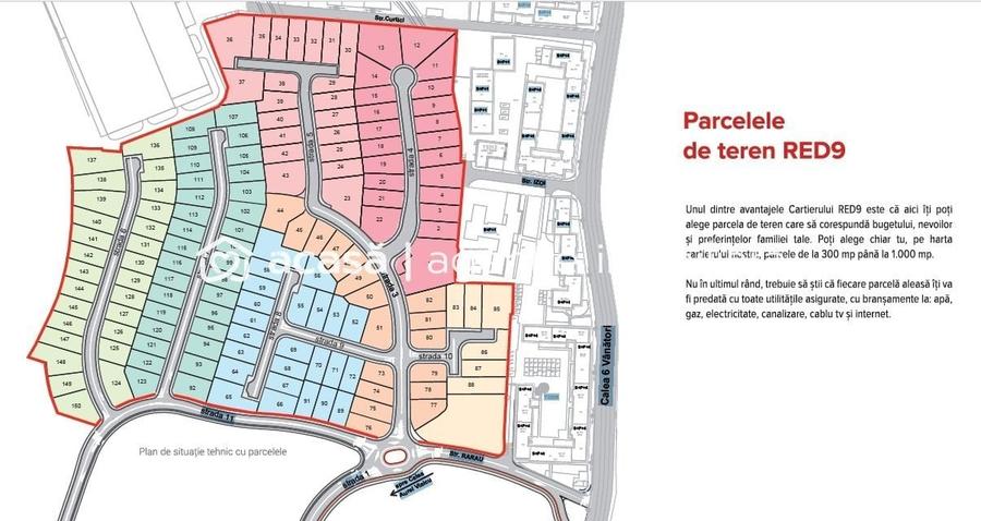 Teren Construcții intravilan de 308 mp, în UTA