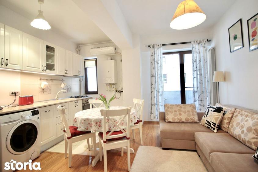 Apartament cu 3 camere, mobilat în Bucureștii Noi