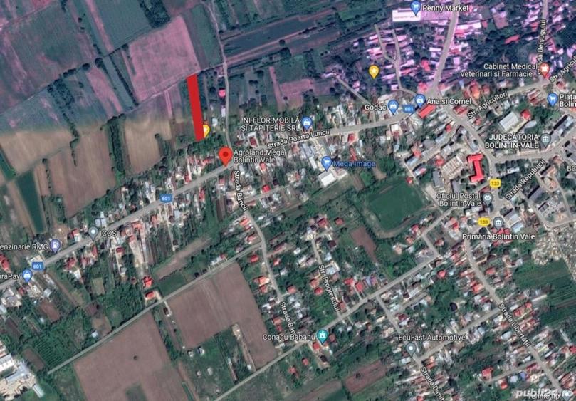 Teren de 2541 mp, în Central