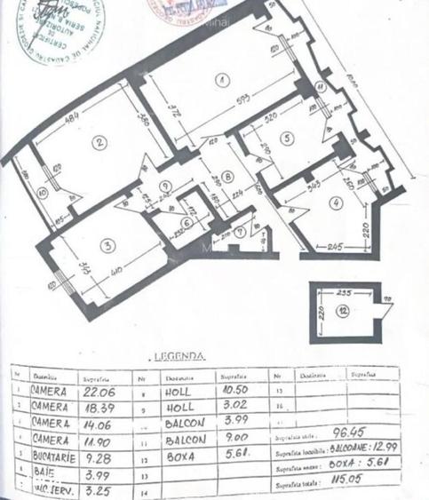 Apartament cu 4 camere decomandat în 13 Septembrie