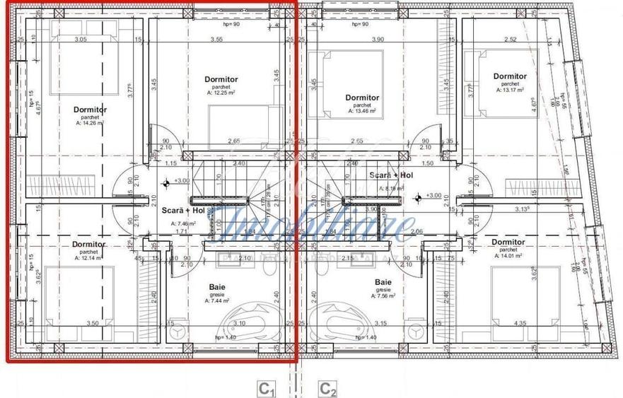 Casă cu 4 camere decomandat în Dâmbul Rotund