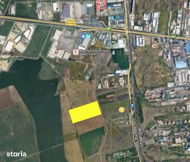 Teren de 47500 mp, în Domnești