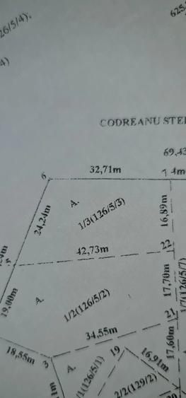 Teren de 800 mp, în Păun