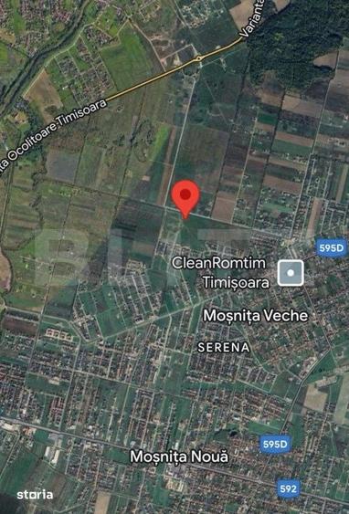Teren 521 mp, front 17,5 ml. Mosnita Veche! - 1