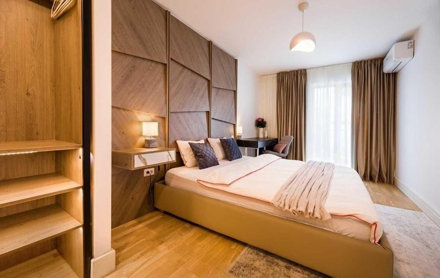Apartament cu 2 camere semidecomandat, mobilat în Barbu Văcărescu