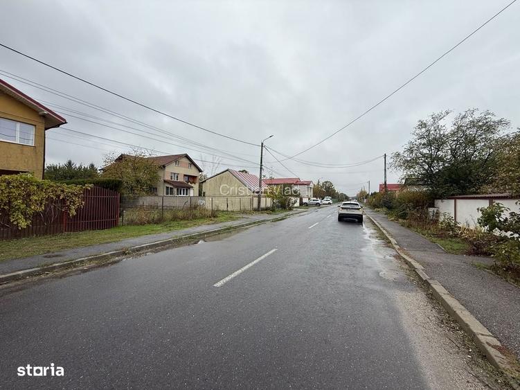 Teren de vanzare,asfaltat, utilitati, Cornetu , str Trandafirilor.