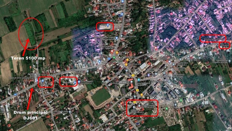 Teren Construcții intravilan de 5100 mp, în Central