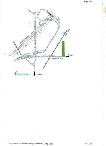 Teren agricol extravilan de 65637 mp, în Vest