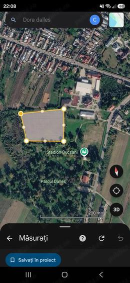 Teren de 125000 mp, în Bucșani