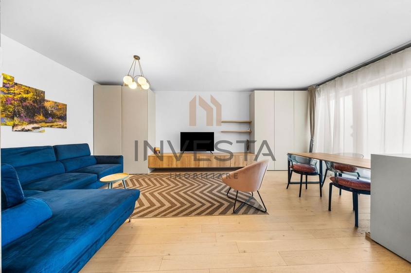 Apartament cu 2 camere semidecomandat, mobilat în Central