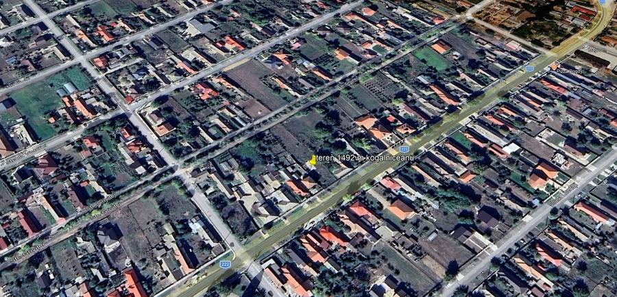 Teren Construcții intravilan de 1492 mp, în Mihail Kogălniceanu