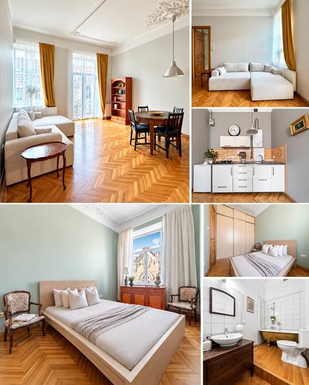 Apartament cu 2 camere semidecomandat în Calea Victoriei