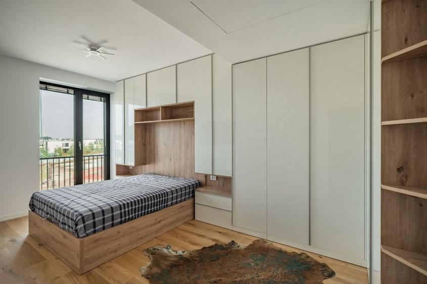 Apartament cu 2 camere semidecomandat, mobilat în Tunari