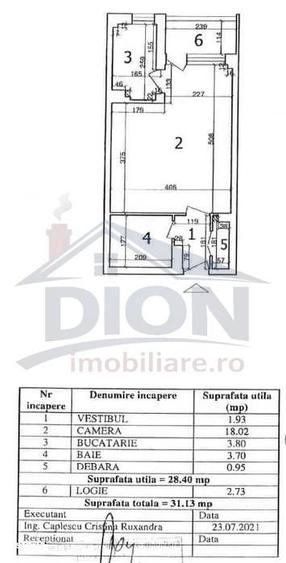 Garsoniera zona Favorit - Ghencea - 7
