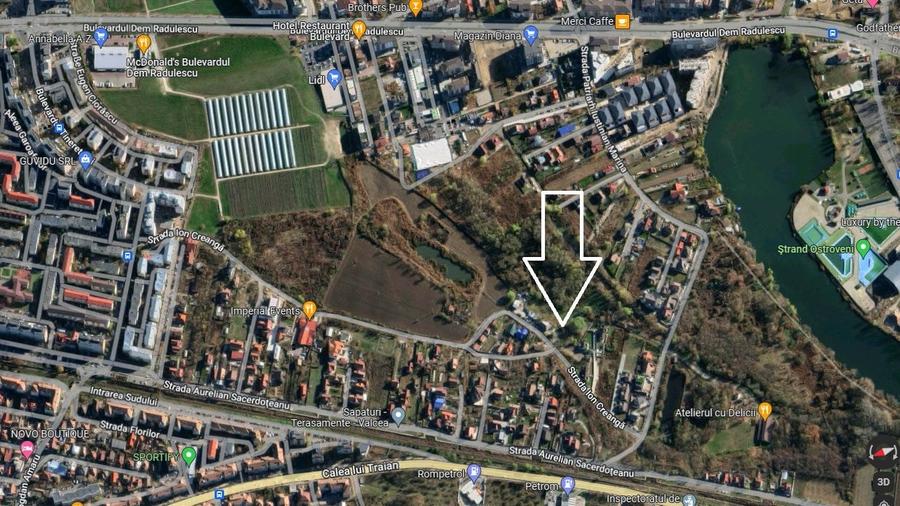 Teren Construcții intravilan de 3231 mp, în Ostroveni