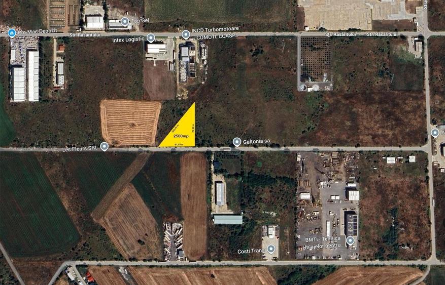 Teren Construcții intravilan de 2500 mp, în Bolintin-Deal