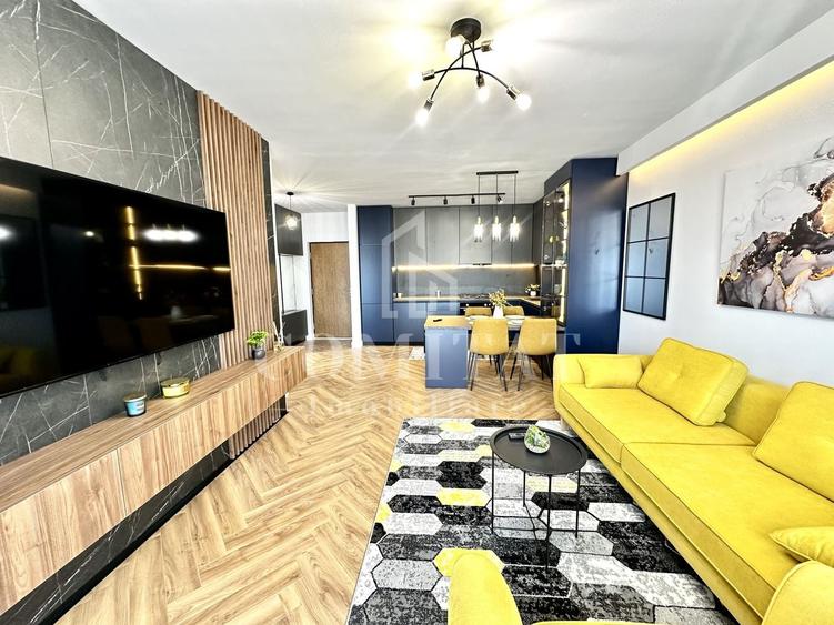 Apartament cu 2 camere semidecomandat, mobilat în Florești