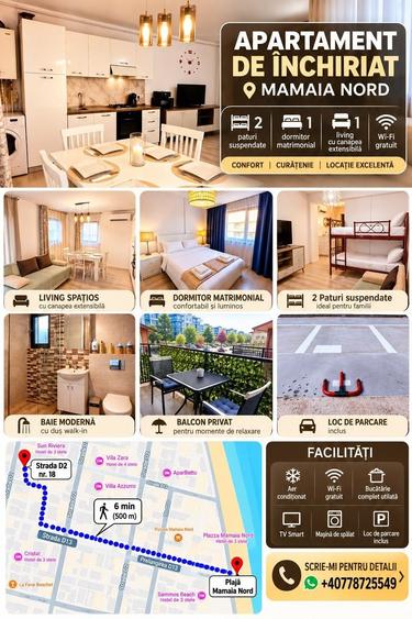 Apartament cu 2 camere decomandat în Central