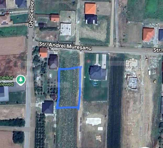 Teren Construcții intravilan de 600 mp, în Periferie