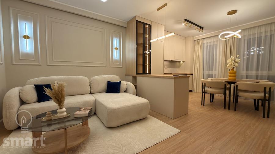 Apartament cu 2 camere semidecomandat, mobilat în Florești